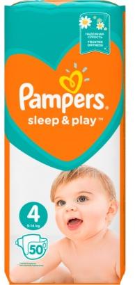 pampers sleep&play 4 maxi 50 szt 9-14 kg