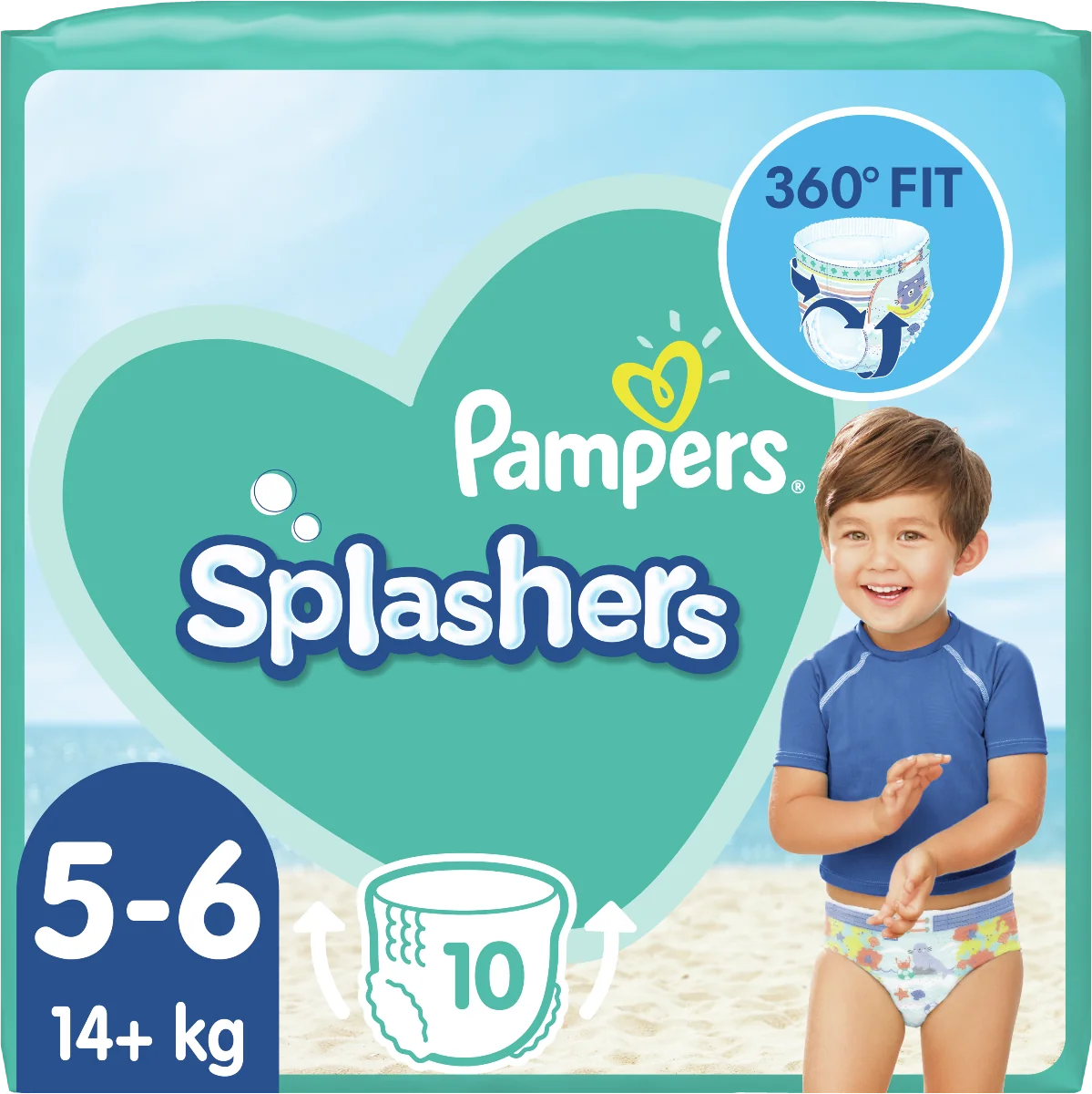 pampers splashers 5-6 rozmiar