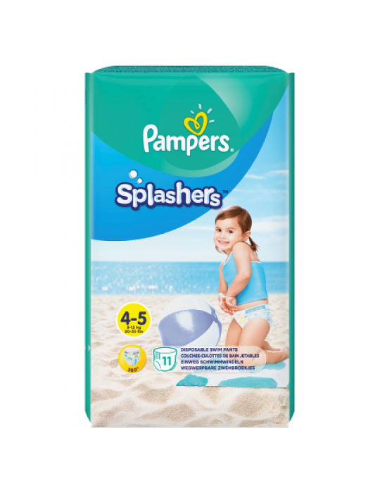 pampers splashers pieluchomajtki rozmiar 4-5 jednorazowe pieluchy