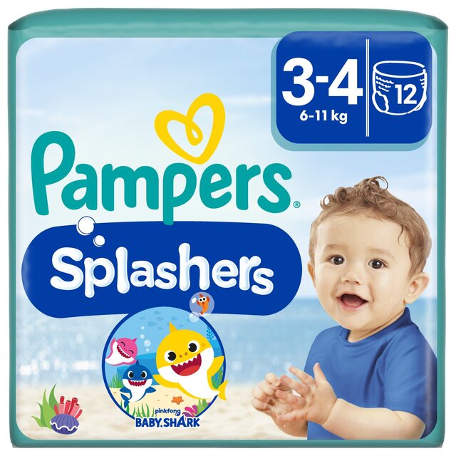 pampers splashers size 3 4