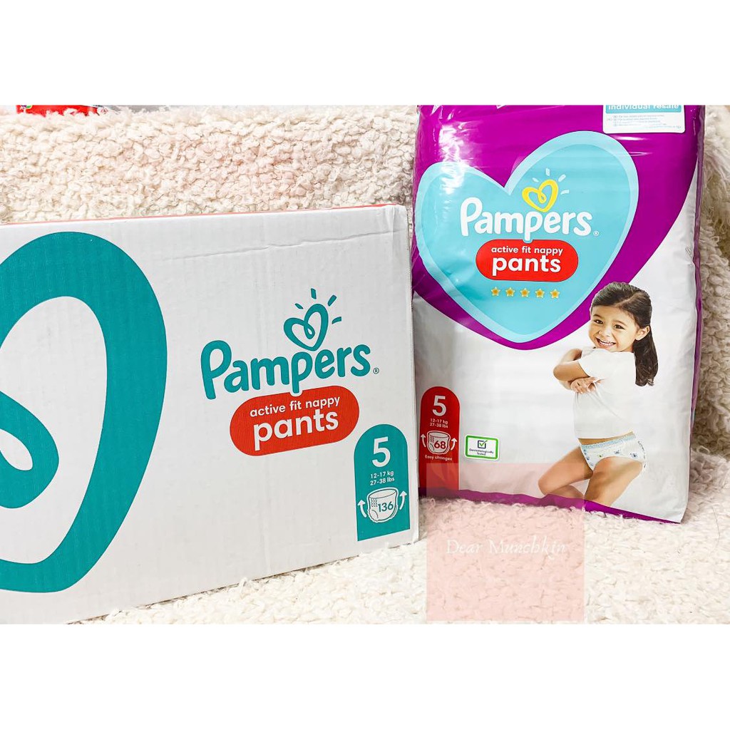 pampers super dry active fit