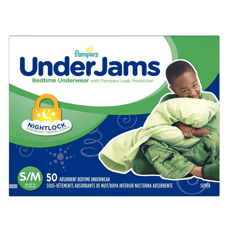 pampers undies james bedwetting