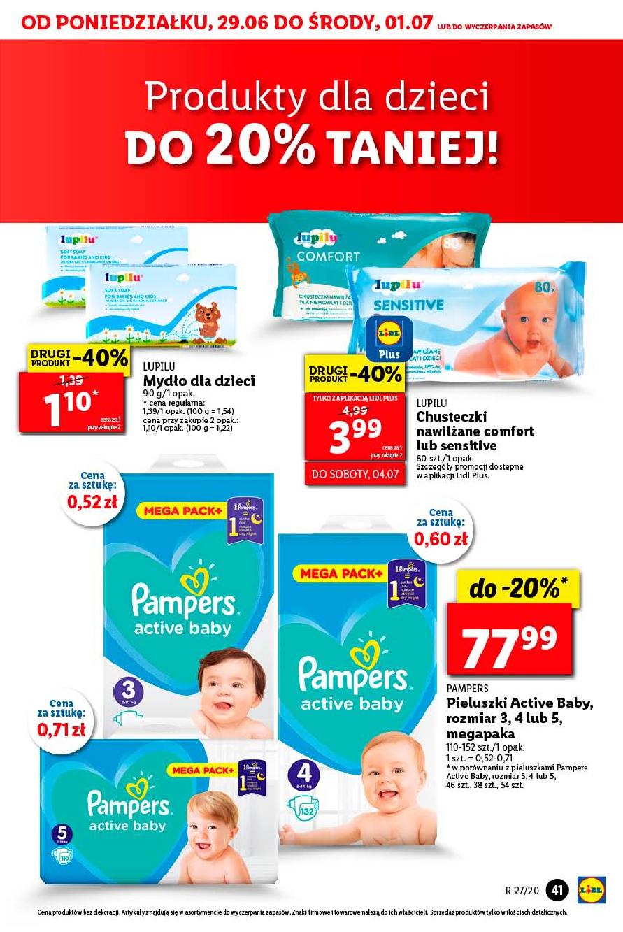 pampers w lidlu promocje