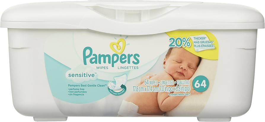 pampers wet wipes box