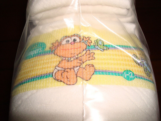 pampers z pieluchy tetrowa