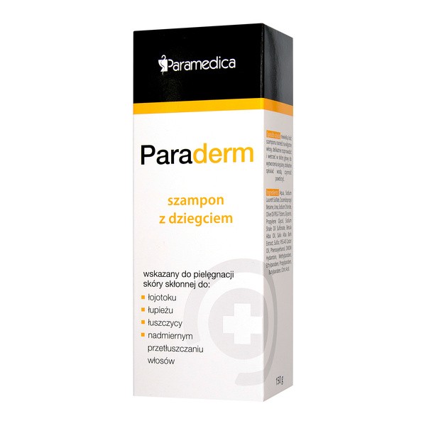 paraderm szampon z dziegciem cena