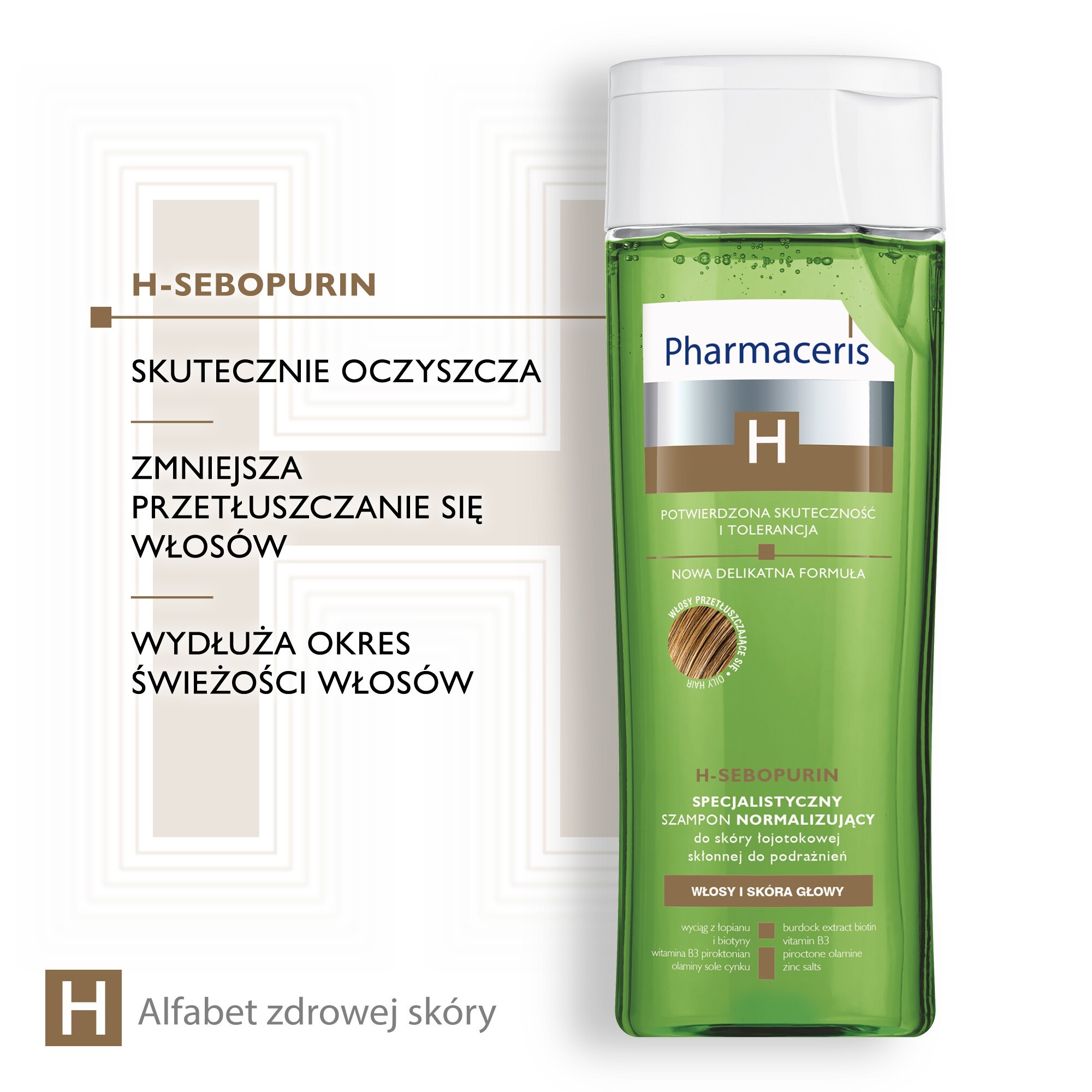 pharmaceris h sebopurin szampon specjalny do skóry łojotokowej 250ml