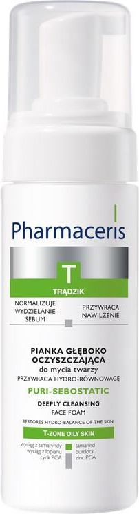 pharmaceris pianka do mycia twarzy a