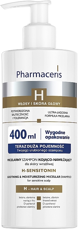 pharmaceris szampon nawilżający