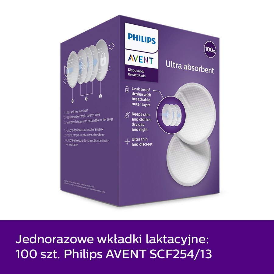 Philips Avent SCF254/13 Jednorazowe wkładki laktacyjne