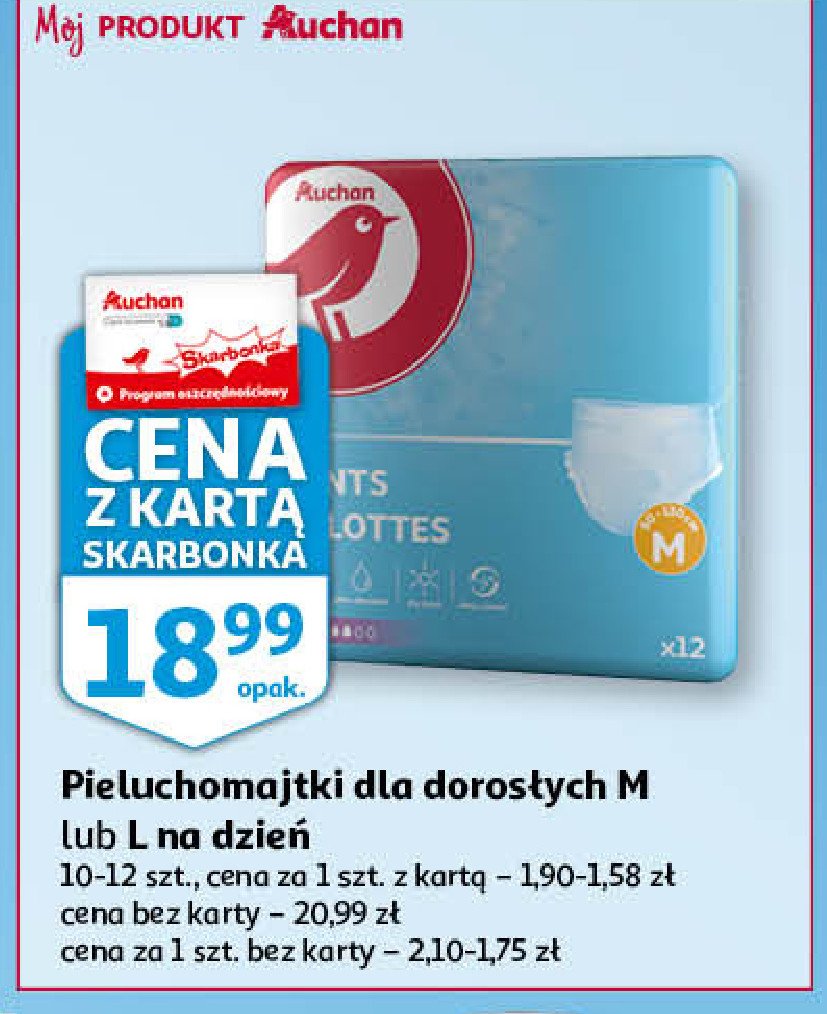 pieluchomajtki auchan dla dorosłych