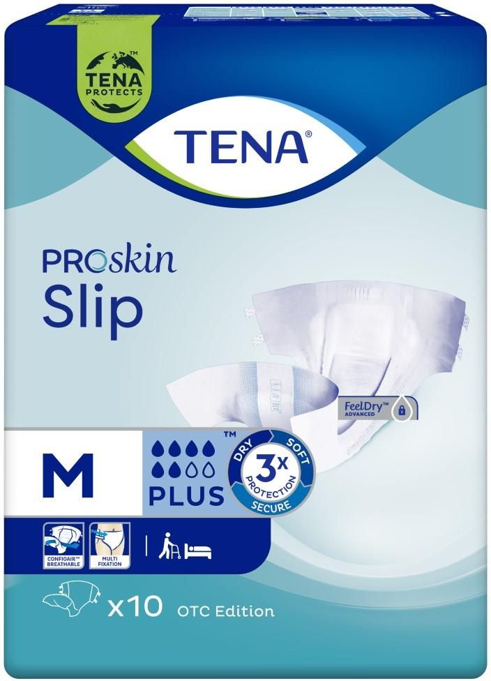 pieluchomajtki dzienne tena slip plus m 10 ceneo