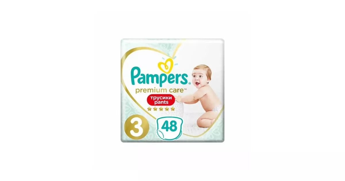 pieluchomajtki pampers 3 48sztuk