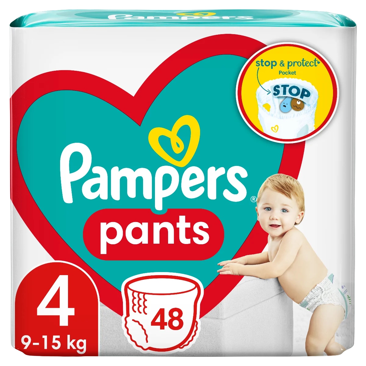 pieluchomajtki pampers pants 4 miesieczne opakowanie