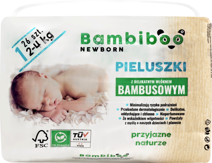 pieluchy bamboo rossman newborn