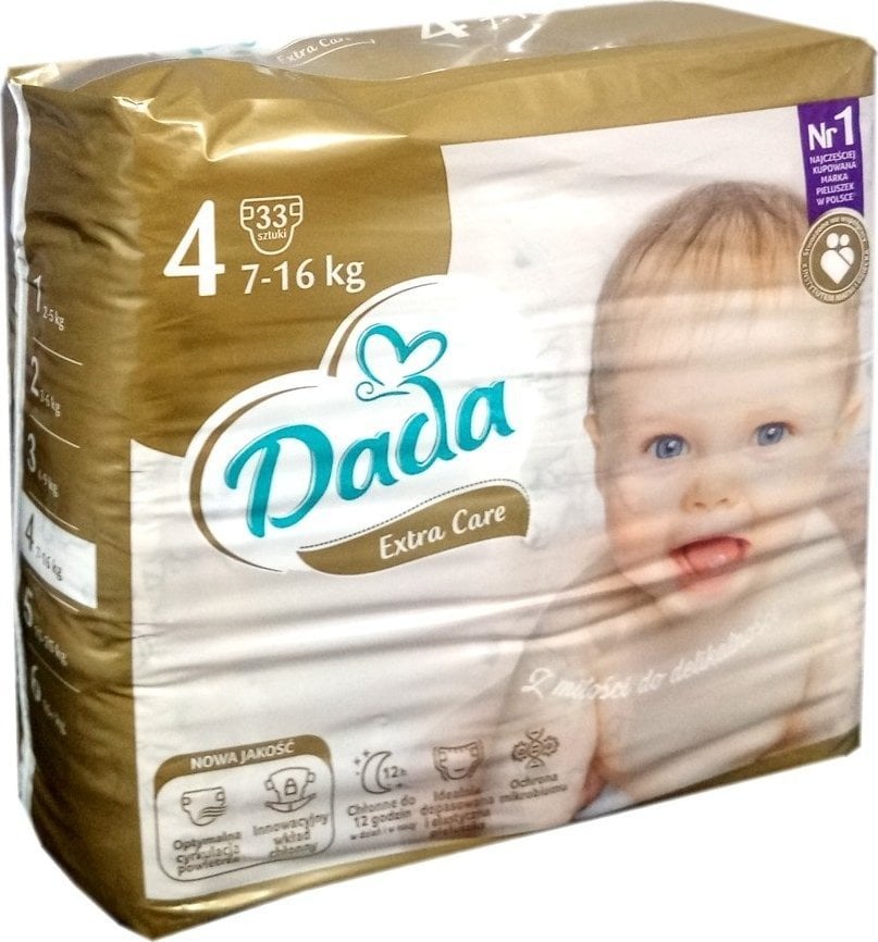 pieluchy dada extra care 4 box