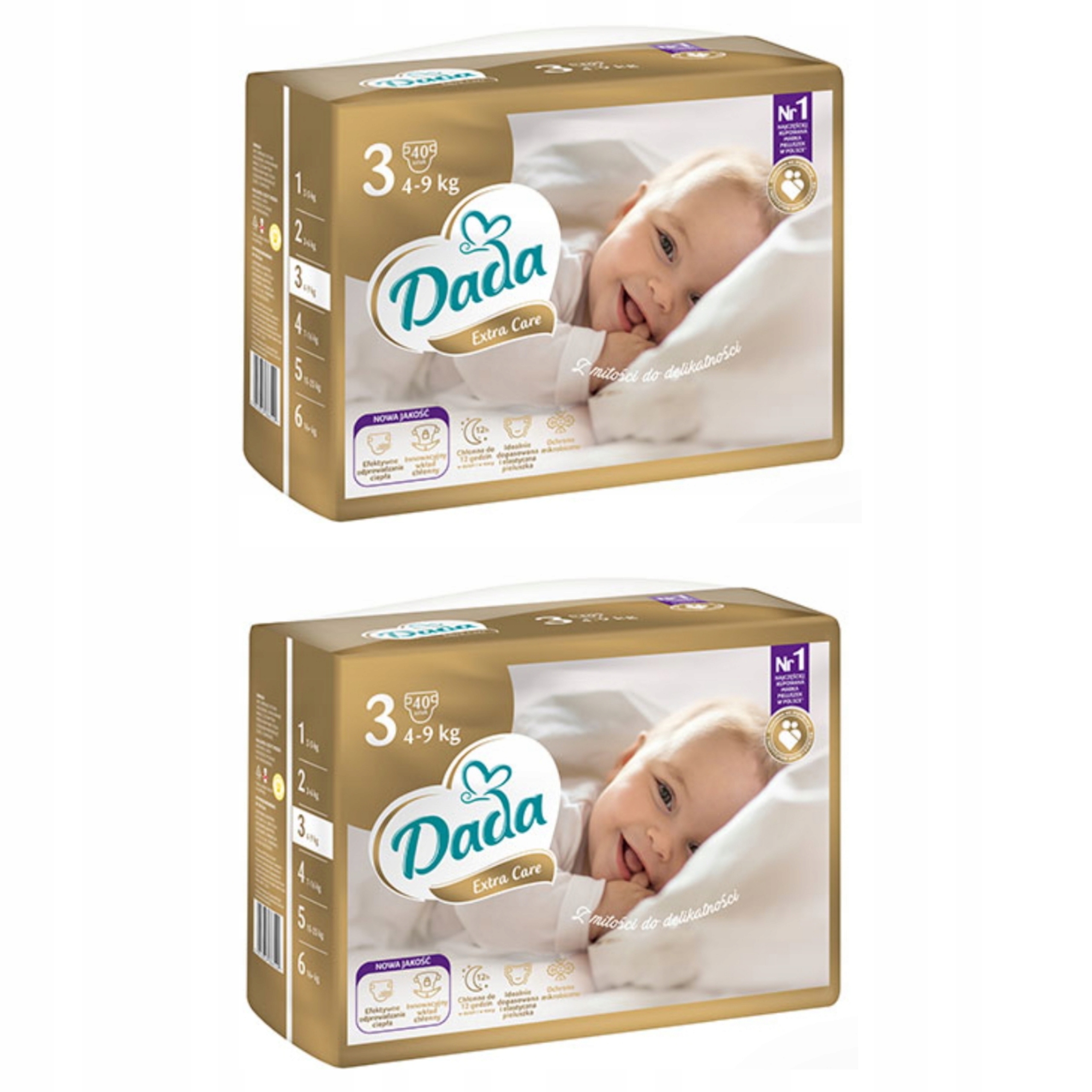 pieluchy dada extra care midi 60 szt