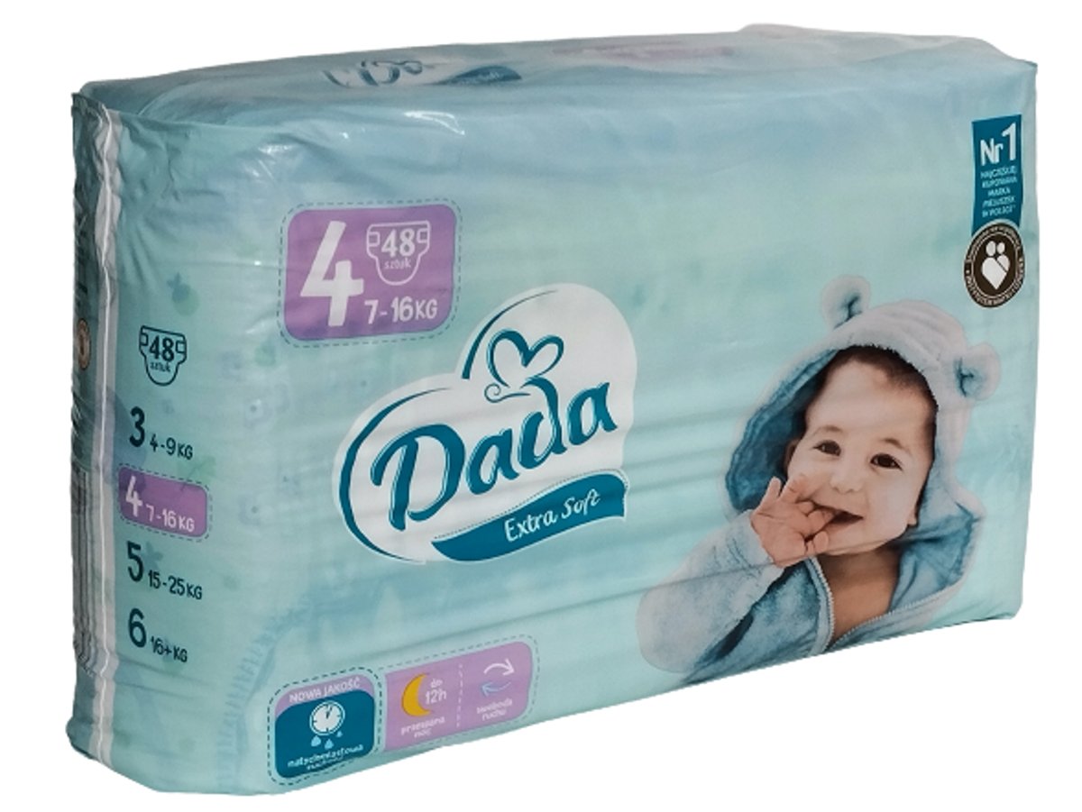 pieluchy dada rozm 4 extra soft 52 szt rozmija