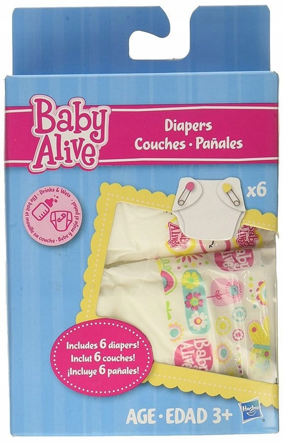 pieluchy dla lalki baby alive