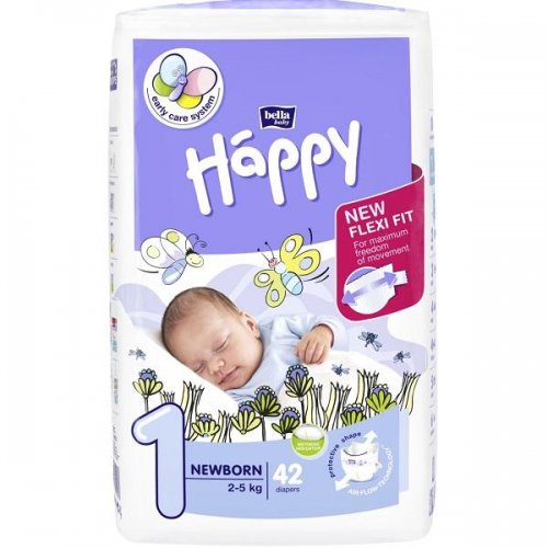 pieluchy happy newborn new flexi fit opinie