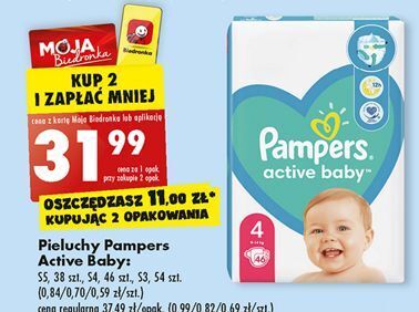 pieluchy pampers 4 biedronka