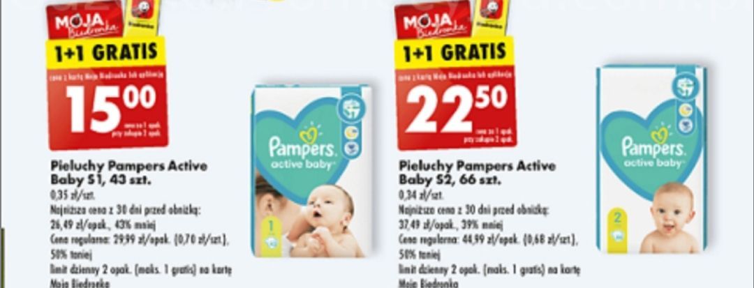 pieluchy pampers gratis