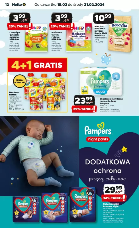 pieluchy pampers netto promocja