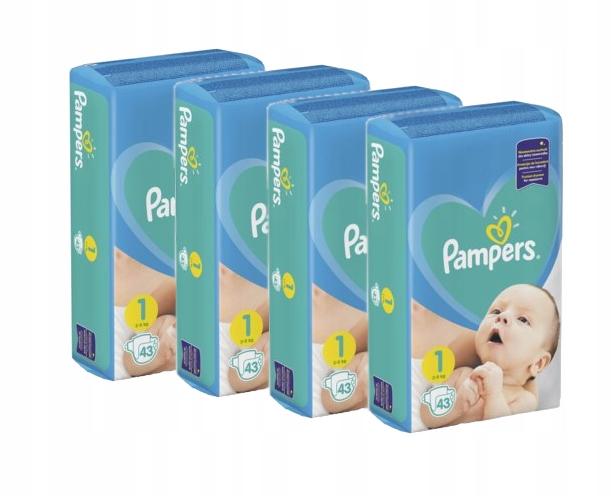 pieluchy pampers new baby 43