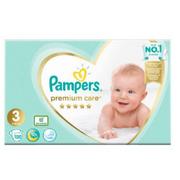 pieluchy pampers premium care 3 midi 120szt zapas na miesiąc