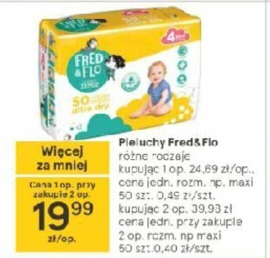 pieluchy promocja tesco