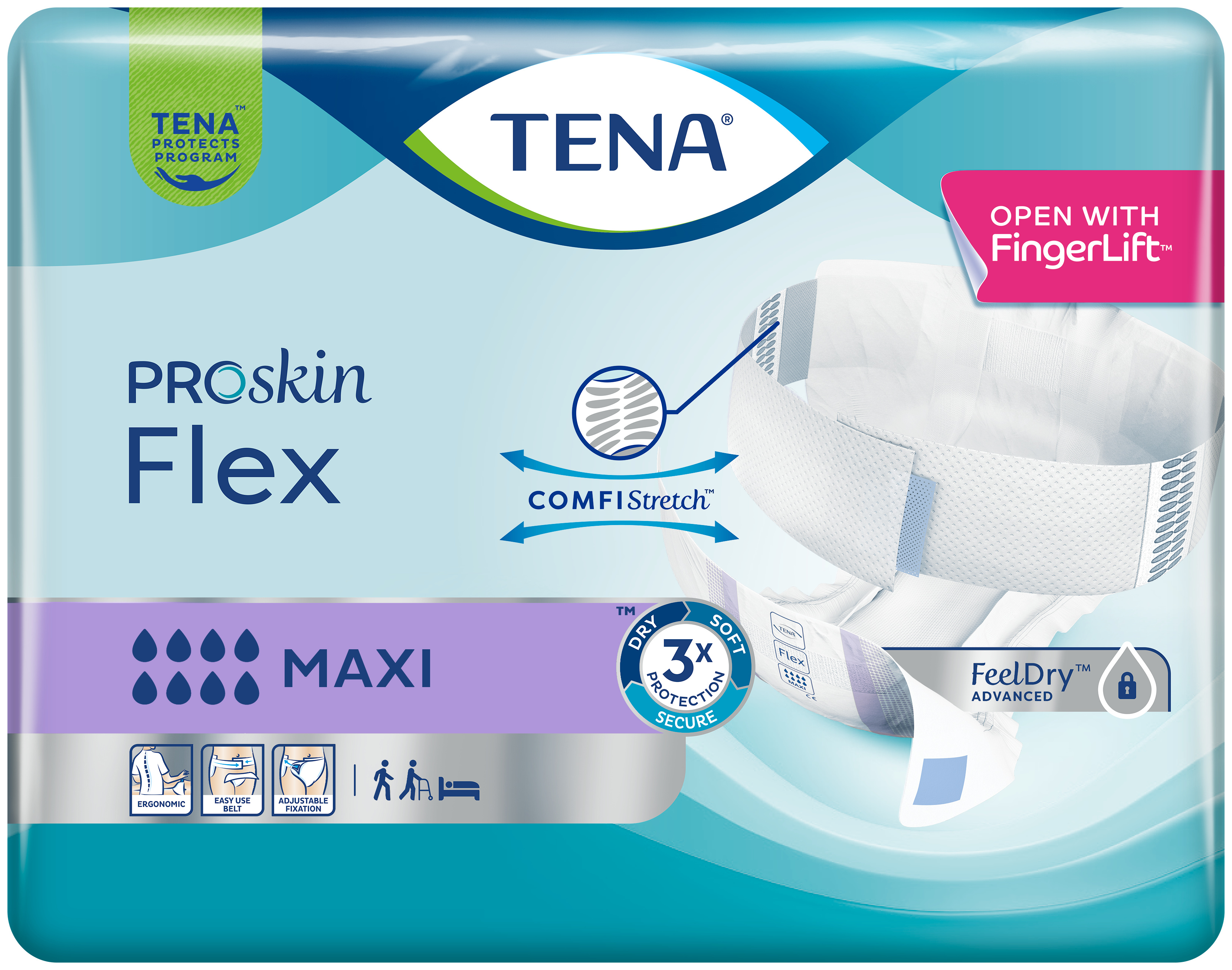 pieluchy tena flex makxi small s