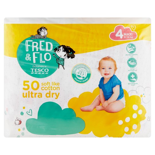 pieluchy tesco fred&flo 4+ pants