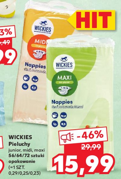 pieluchy wickies kaufland