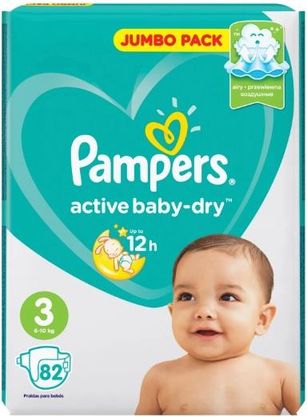 pieluszki pampers active baby-dry