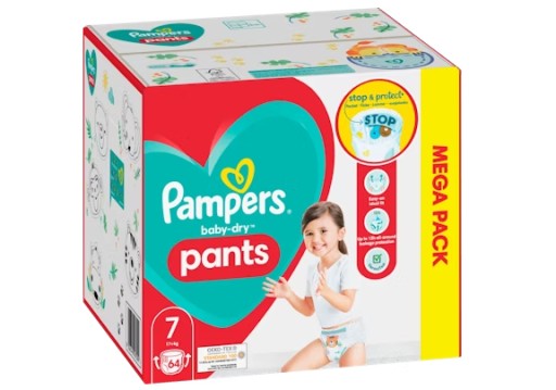 piluchomajtki mega pack+ różne rodzaje pampers