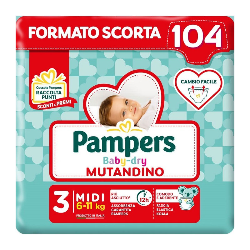 prezzo pannolini pampers