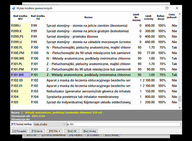 program kamsoft realizacjja wniosku na pieluchomajtki