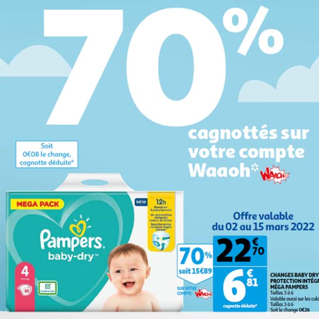 promo pampers auchan