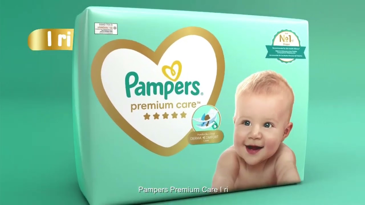 reklama pampers premium care zdjęcia