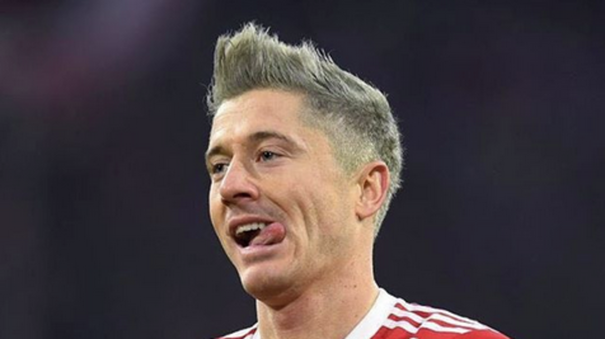 robert lewandowski blond szampon