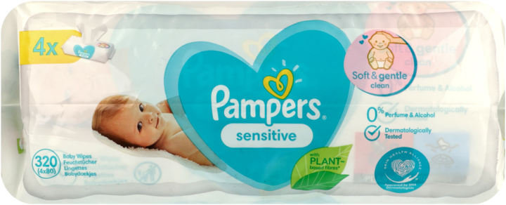 rosmman chusteczki pampers sensitive