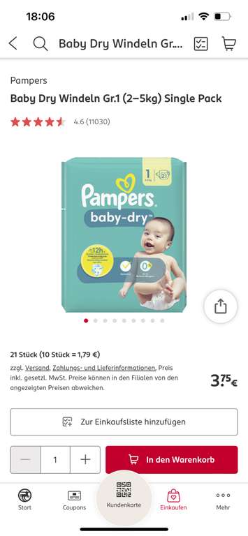 rossmann pampers 4 coupon