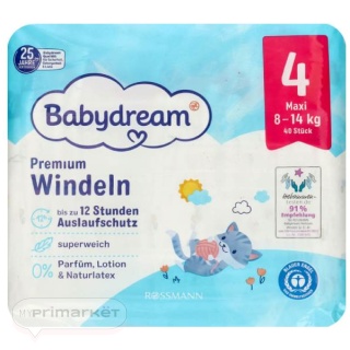 rossmann pieluchy babydream mini