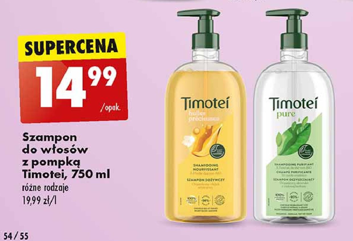 rossmann szampon timotei men