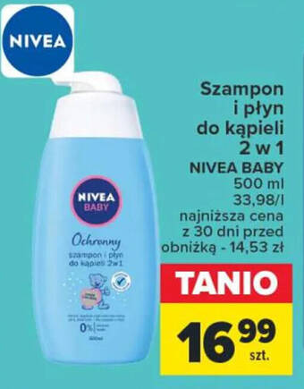 rossmann szampon.i plyn do kapieli nivea baby