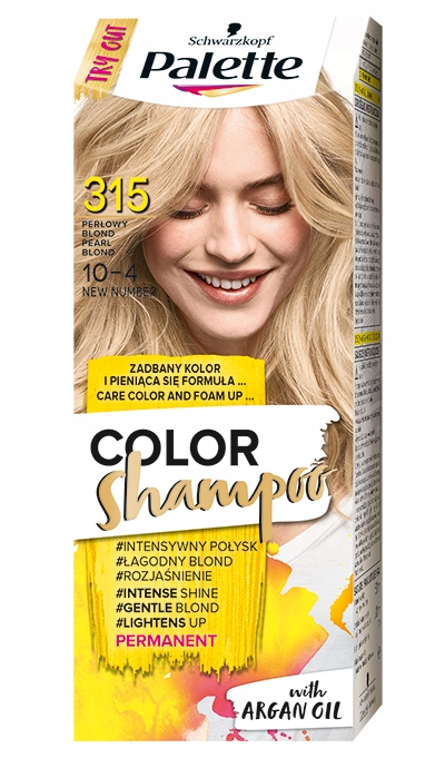 saszetka szampon koloryzujący palette blond