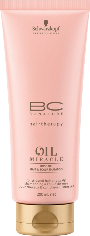 schwarzkopf bc oil miracle rose shampoo szampon do włosów wizaz