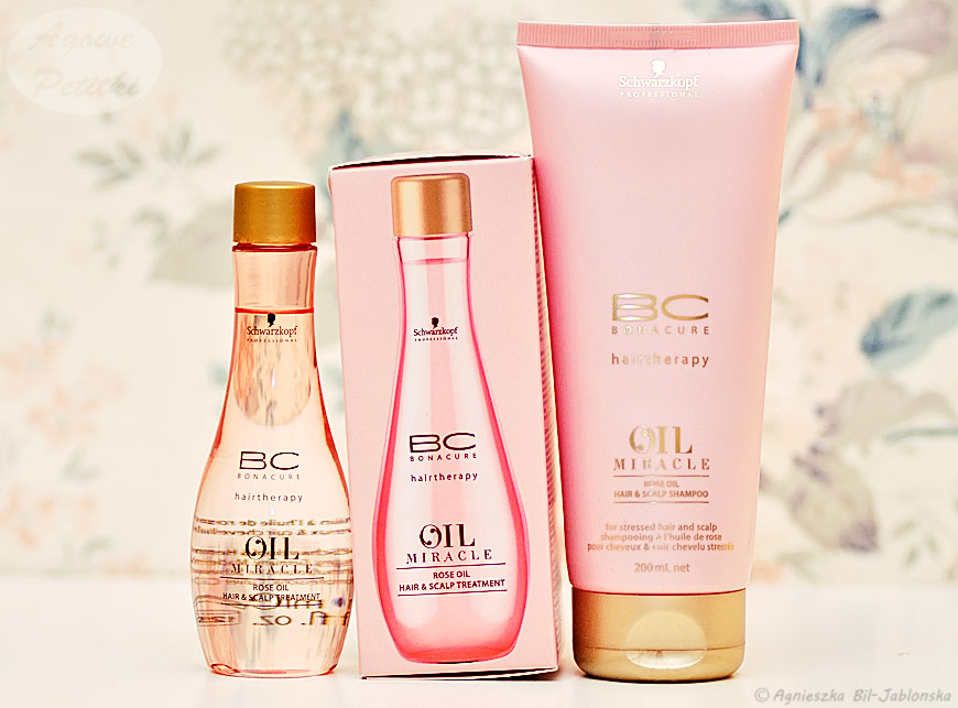 schwarzkopf bc oil miracle rose szampon skład