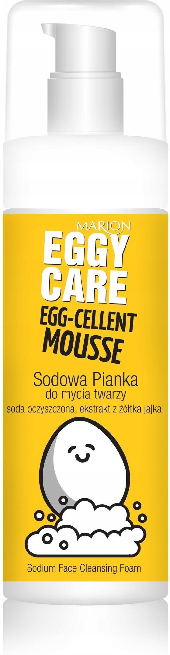 sodowa pianka do mycia twarzy eggy