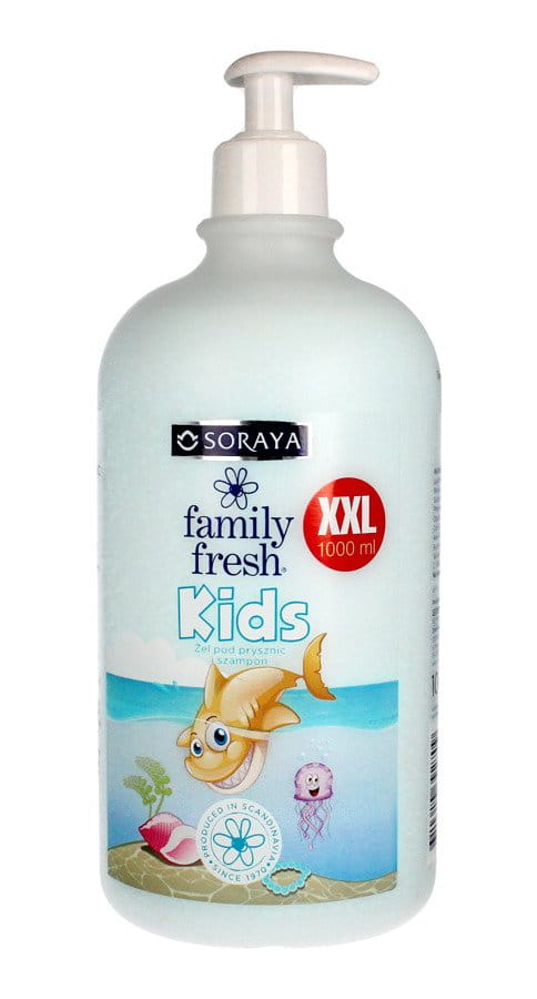 soraya family fresh żel szampon 2w1 kids 1000ml